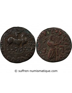 ROYAUME INDO-SCYTHE, ABDAGASES - TETRADRACHME