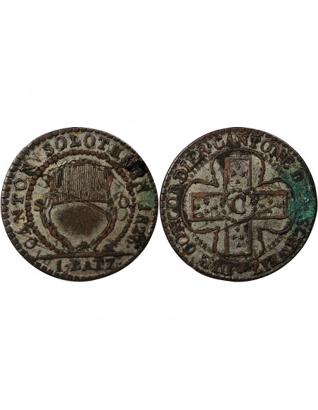 SUISSE, CANTON DE SOLEURE - 1 BATZEN 1826