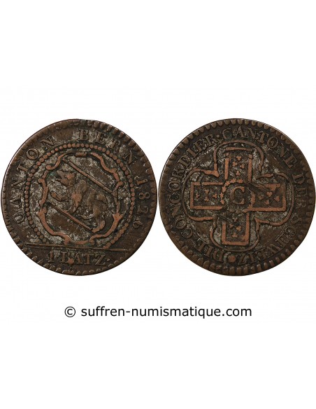 SUISSE, BERNE - 1 BATZEN 1826