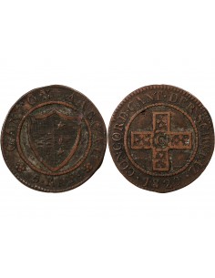 SUISSE, CANTON D'ARGOVIE- 5 RAPPEN 1829 2