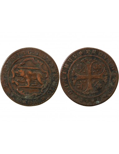 SUISSE, BERNE - 1/2 BATZEN 1798