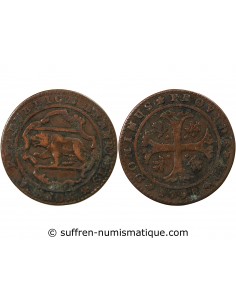 SUISSE, BERNE - 1/2 BATZEN 1798