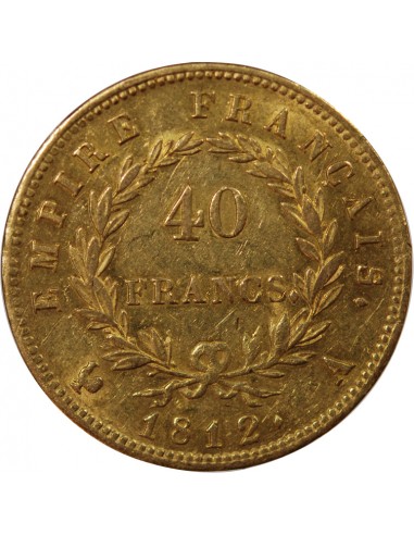 NAPOLEON Ier﻿ - 40 FRANCS OR 1812 A PARIS﻿