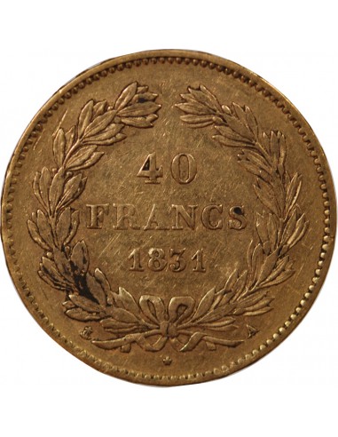 LOUIS PHILIPPE - 40 FRANCS OR 1831 A PARIS﻿