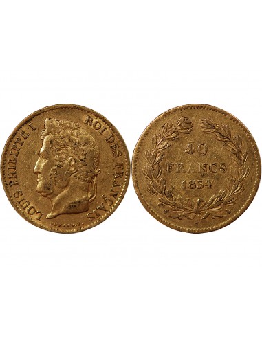 LOUIS PHILIPPE﻿ - 40 FRANCS OR 1834 A PARIS﻿