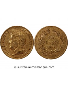LOUIS PHILIPPE﻿ - 40 FRANCS OR 1834 A PARIS﻿