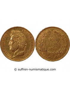 LOUIS PHILIPPE - 40 FRANCS OR 1831 A PARIS﻿