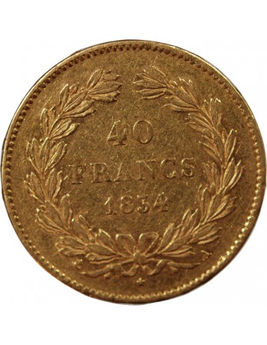 LOUIS PHILIPPE﻿ - 40 FRANCS OR 1834 A PARIS﻿