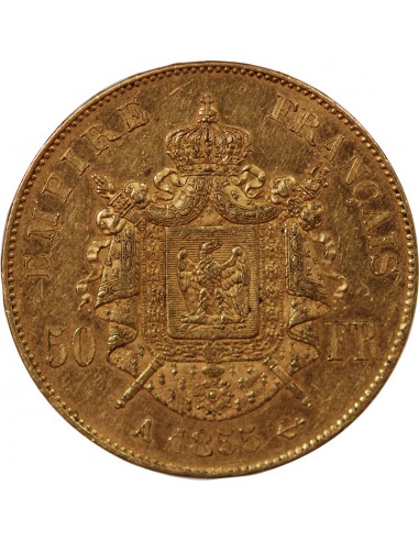 NAPOLEON III ﻿ - 50 FRANCS OR 1855 A PARIS﻿