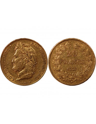 LOUIS PHILIPPE﻿ Ier - 20 FRANCS OR 1839 A PARIS﻿