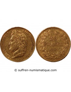 LOUIS PHILIPPE﻿ Ier - 20 FRANCS OR 1839 A PARIS﻿