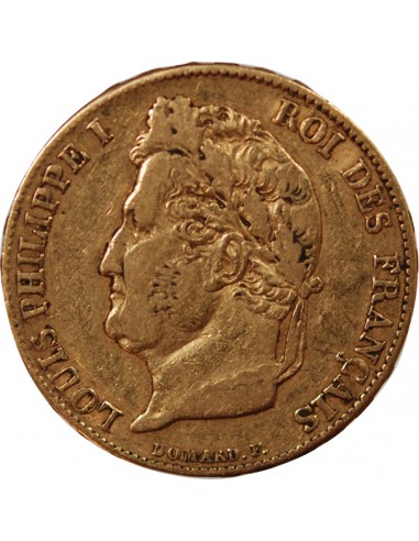 LOUIS PHILIPPE﻿ Ier - 20 FRANCS OR 1839 A PARIS﻿