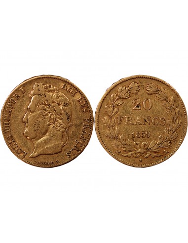 LOUIS PHILIPPE﻿ Ier - 20 FRANCS OR 1839 A PARIS﻿