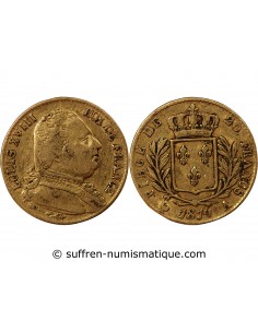 LOUIS XVIII - 20 FRANCS OR 1814 A PARIS