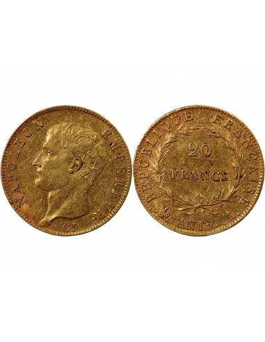 NAPOLEON Ier﻿ - 20 FRANCS OR AN 13 A PARIS﻿﻿﻿ "Calendrier révolutionnaire"