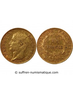 NAPOLEON Ier﻿ - 20 FRANCS OR AN 13 A PARIS﻿﻿﻿ "Calendrier révolutionnaire"