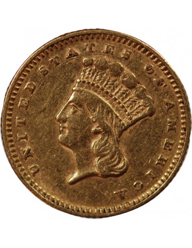 USA - 1 DOLLAR "Indian Head" 1874 PHILADELPHIE