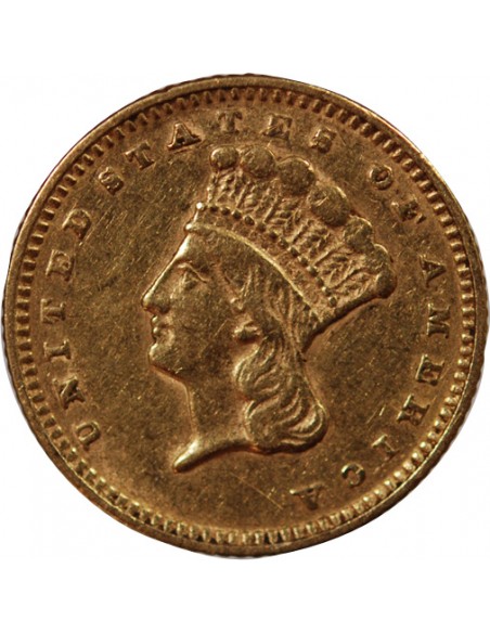 USA - 1 DOLLAR "Indian Head" 1874 PHILADELPHIE