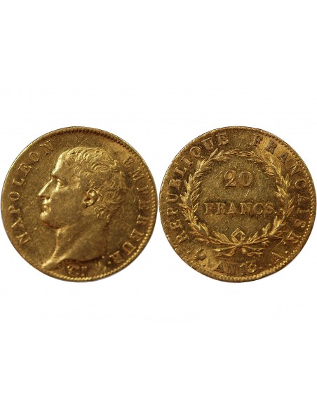 NAPOLEON Ier﻿ - 20 FRANCS OR AN 13 A PARIS﻿﻿﻿ "Calendrier révolutionnaire"