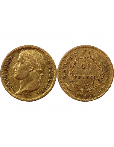 NAPOLEON Ier - 20 FRANCS OR 1813 UTRECHT