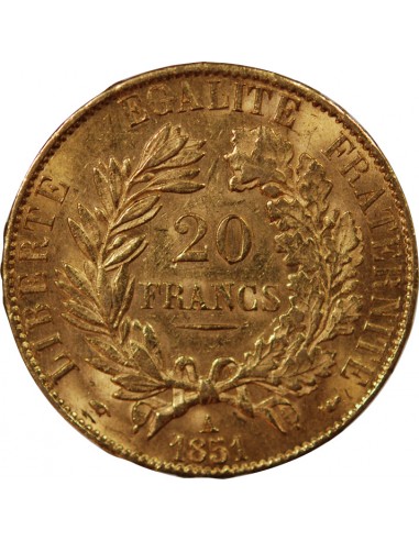 CERES ﻿- 20 FRANCS OR 1851 A PARIS﻿