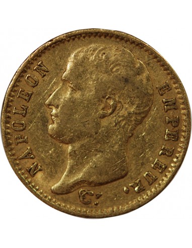 NAPOLEON Ier - 20 FRANCS OR 1807 A PARIS "Type Transitoire"