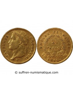 NAPOLEON Ier - 20 FRANCS OR 1812 W LILLE