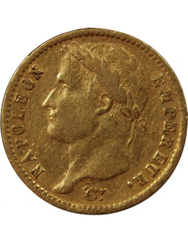 NAPOLEON Ier - 20 FRANCS OR 1812 W LILLE