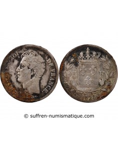 CHARLES X - 5 FRANCS ARGENT 1828 W LILLE