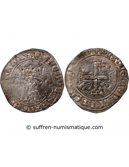 CHARLES VIII - KAROLUS 1488 / 1498 A ANGERS