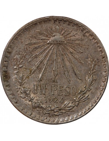 MEXIQUE - 1 PESO ARGENT 1924