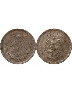 MEXIQUE - 1 PESO ARGENT 1924 2