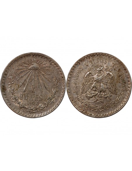 MEXIQUE - 1 PESO ARGENT 1924