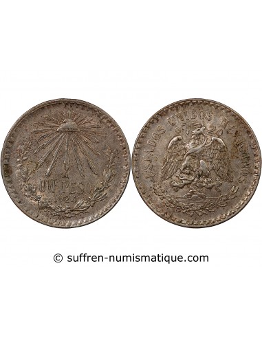 MEXIQUE - 1 PESO ARGENT 1924