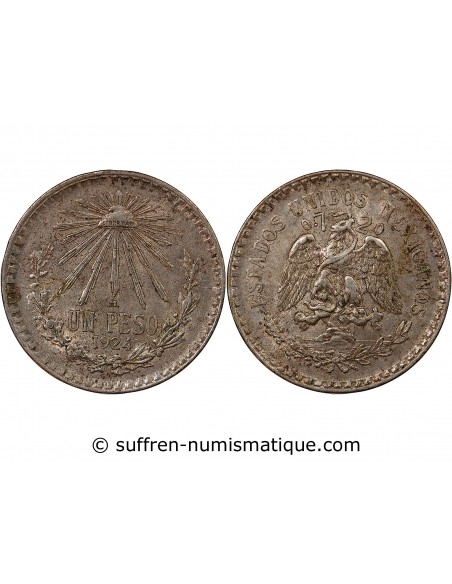 MEXIQUE - 1 PESO ARGENT 1924