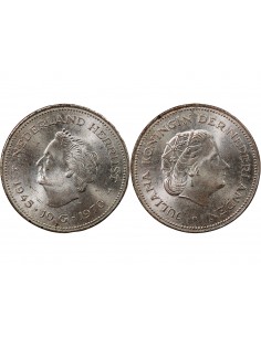 PAYS-BAS, JULIANA - 10 GULDEN ARGENT 1970 2