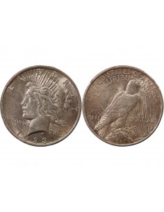 USA - PEACE DOLLAR ARGENT 1923 PHILADELPHIE 2