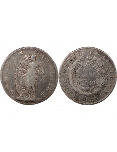 ITALIE, GAULE SUBALPINE - 5 FRANCS ARGENT L'AN 10 TURIN﻿ 2