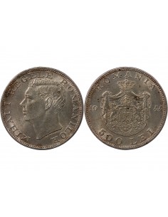 ROUMANIE, MIHAI Ier - 500 LEI ARGENT 1944 2