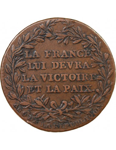 DIRECTOIRE, BONAPARTE - JETON CUIVRE AN 6