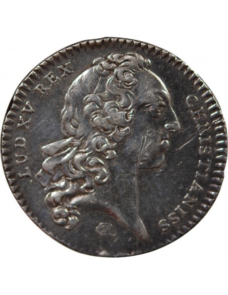 TRESOR ROYAL, LOUIS XV - JETON ARGENT 1744