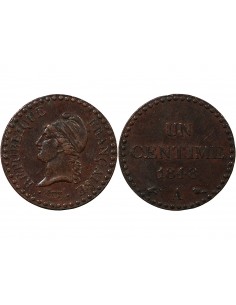 DUPRÉ - 1 CENTIME 1848 A PARIS 2
