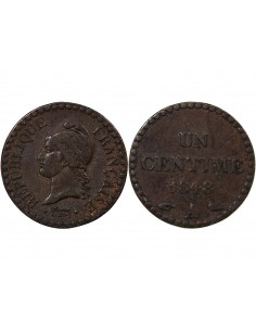 DUPRÉ - 1 CENTIME 1848 A PARIS 2