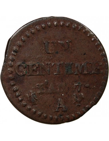 DUPRÉ - 1 CENTIME AN 7 A PARIS