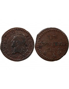 DUPRÉ - 1 CENTIME AN 7 A PARIS 2