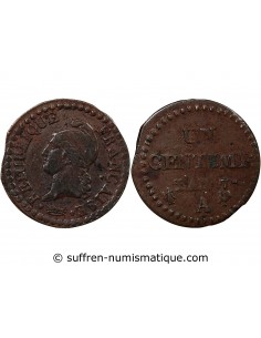 DUPRÉ - 1 CENTIME AN 7 A PARIS