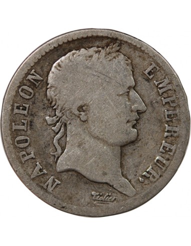 NAPOLEON Ier - 1 FRANC ARGENT 1813 B ROUEN