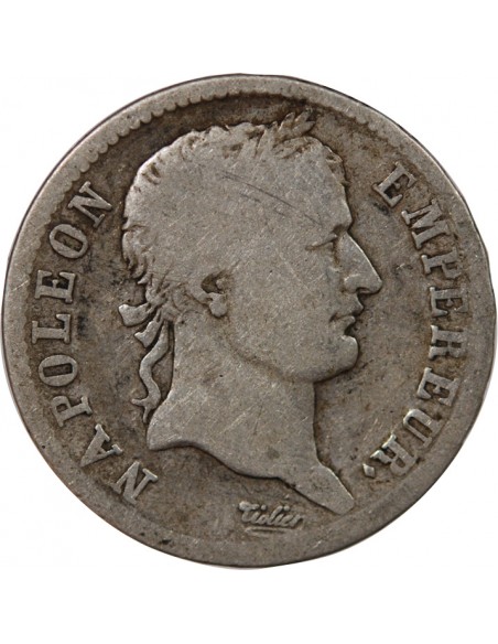 NAPOLEON Ier - 1 FRANC ARGENT 1813 B ROUEN