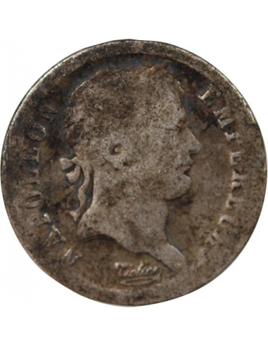 NAPOLEON Ier - 1/2 FRANC ARGENT 1813 T NANTES