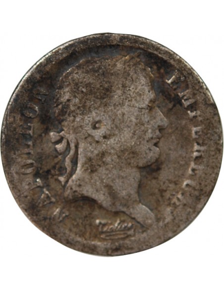 NAPOLEON Ier - 1/2 FRANC ARGENT 1813 T NANTES